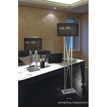 Modern Steel Fabric Shade Floor Stand Lamp (GF2058-2)